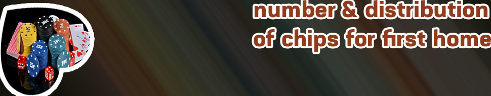 Numbered poker chips