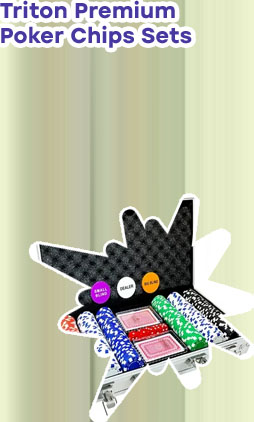 Poker chip set with case
