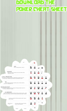 Poker rules cheat sheet