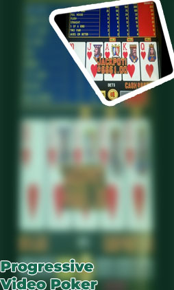 Royal flush poker machine